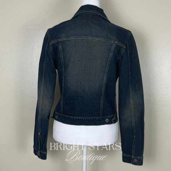 Rare Denim Jacket ASO Buffy Summers Buffy the Vampire Slayer Y2K Faded Wash - Picture 6 of 14